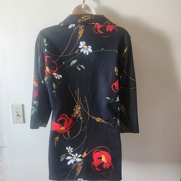 vintage women's Teddi of California blouse - Picture 2 of 4